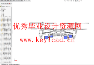 小型水面救援无人机结设计（附SolidWorks模型、CAD图纸、有限元分析）