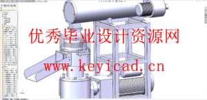 立式环模生物质颗粒成型机设计（附SolidWorks模型、CAD图纸）