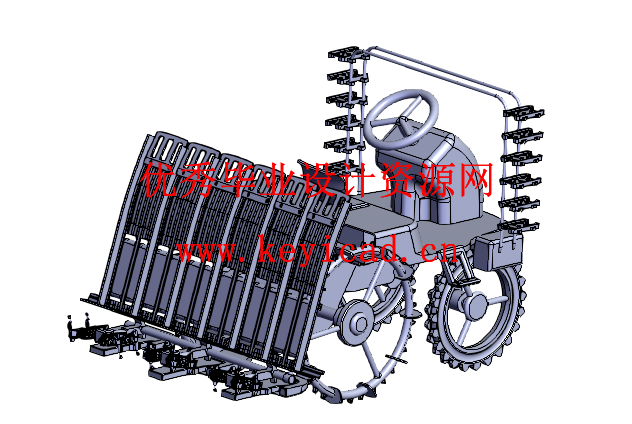 水稻插秧施肥机设计（附SolidWorks模型、CAD图纸、）
