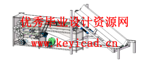 基围虾开背清洗一体机结构设计（附SolidWorks模型、CAD图纸、任务书、开题报告、ANSYS仿真）