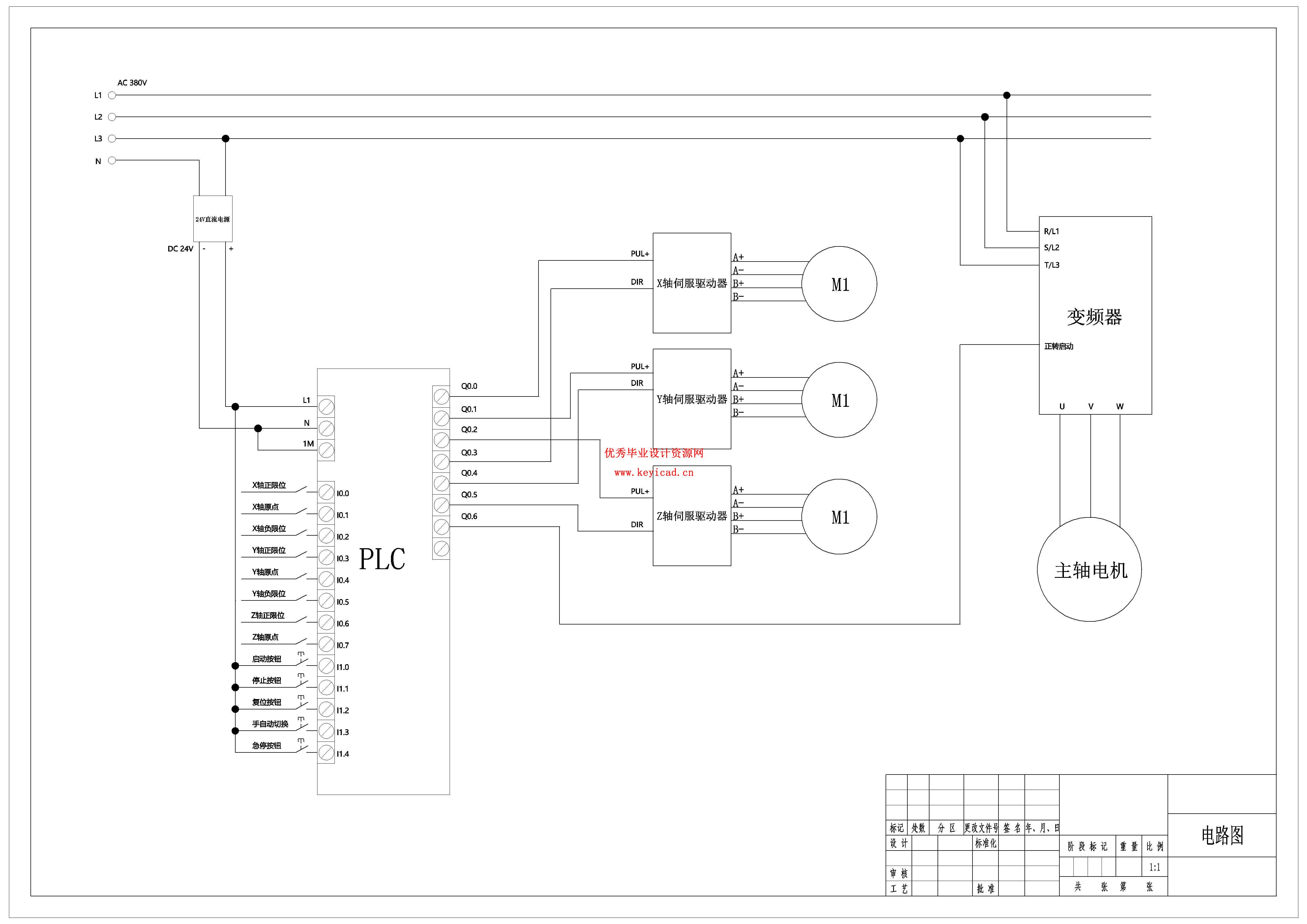 自动定位钻孔机床简易设计（附SolidWorks模型、CAD图纸、PLC程序）