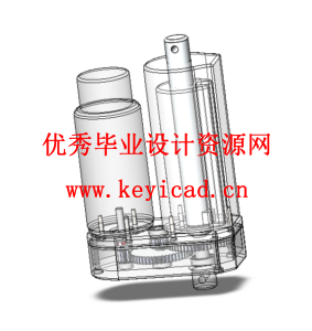 一种短时工作制的直线作动器设计（附SolidWorks模型、CAD图纸、答辩PPT、有限元仿真）