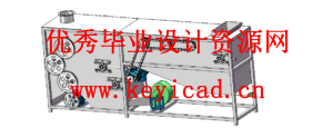 螺旋毛刷式蔬菜清洗装置结构设计（附SolidWorks模型、图纸、ANSYS仿真）