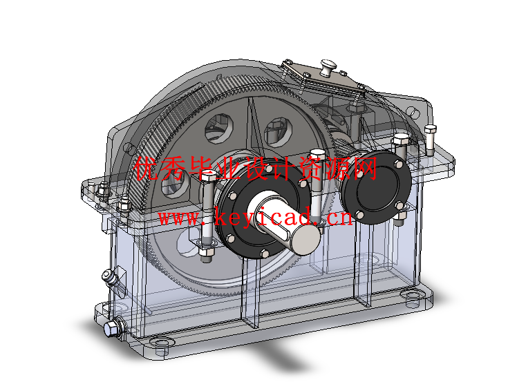 圆柱齿轮减速器优化设计（附SolidWorks模型、CAD图纸、ANSYS分析）