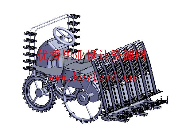 水稻插秧施肥机设计（附SolidWorks模型、CAD图纸、）