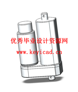 一种短时工作制的直线作动器设计（附SolidWorks模型、CAD图纸、答辩PPT、有限元仿真）