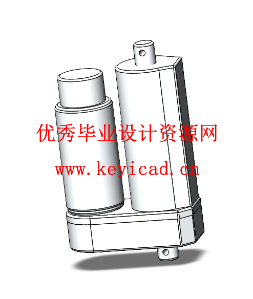 一种短时工作制的直线作动器设计（附SolidWorks模型、CAD图纸、答辩PPT、有限元仿真）