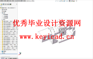 轻型双轴速率位置转台结构设计（附SolidWorks模型、CAD图纸、外文翻译）
